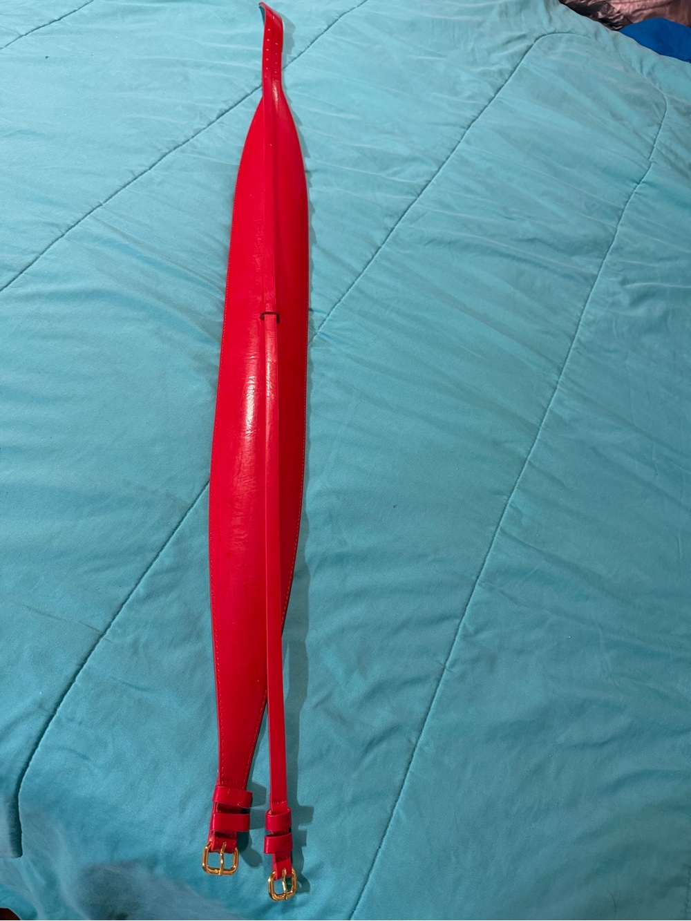 Two belts in one — one wide and one narrow.